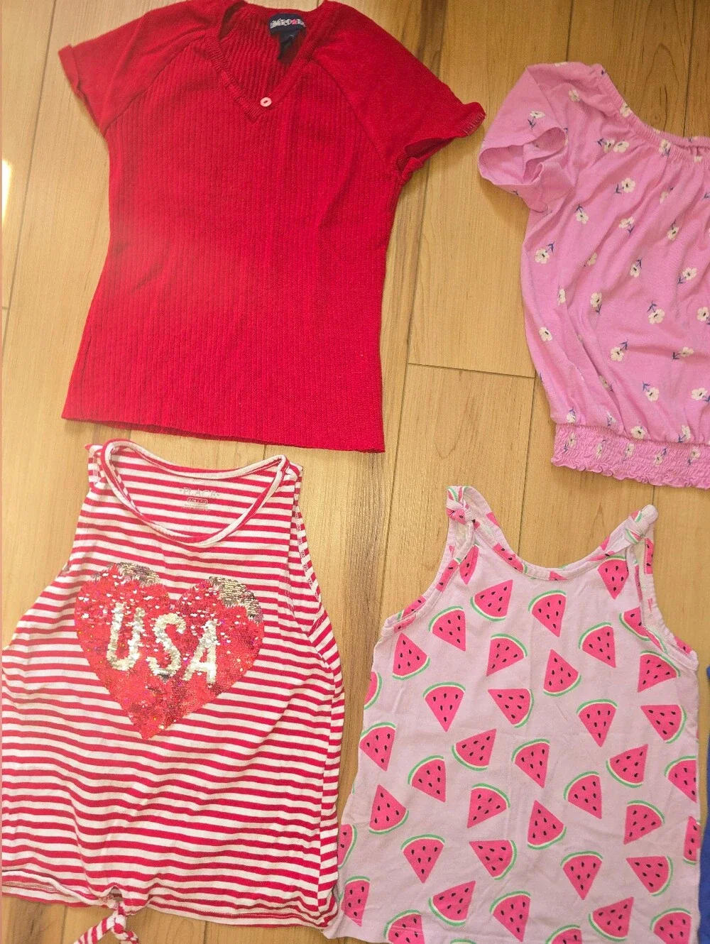 Girls Bundle Of 7 Tops